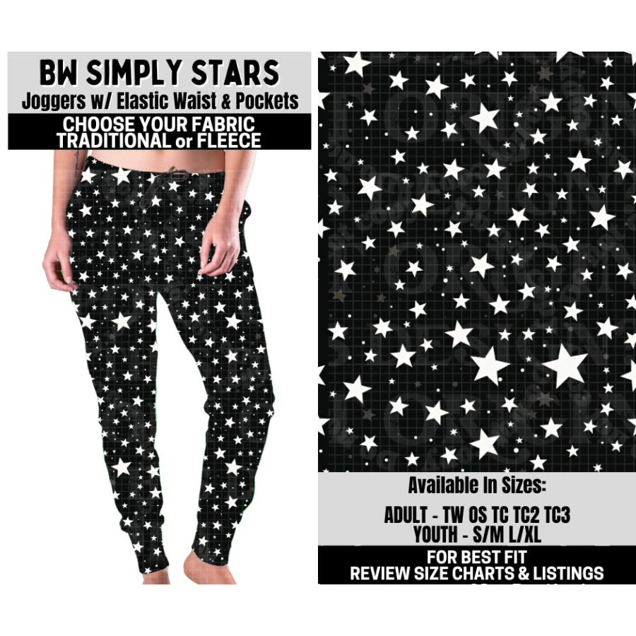 Preorder Custom Styles - BW Simply Stars - Closes 6 Oct - ETA mid Feb 2026 Leggings