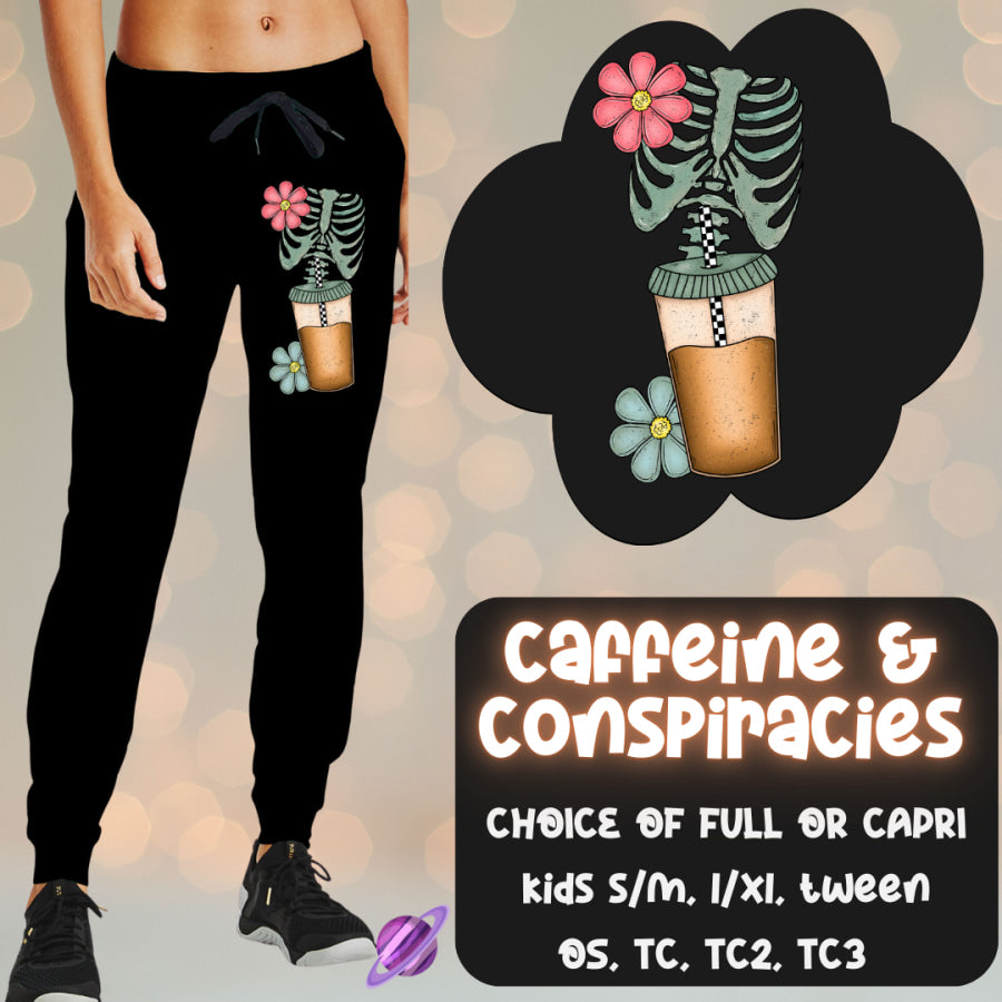 PREORDER Custom Styles - Caffeine and Conspiracies - Closes 15 Nov - ETA mid Feb 2025 Leggings