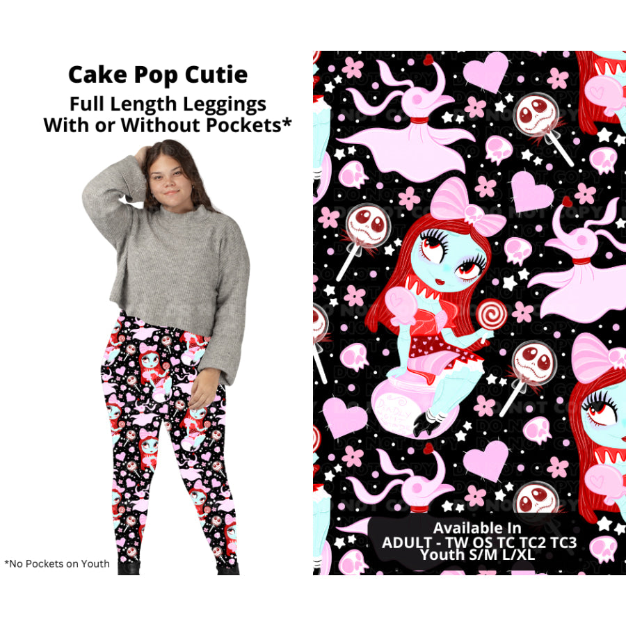 PREORDER Custom Styles - Cake Pop Cutie - Closes 28 Nov - ETA late Feb 2025 Leggings