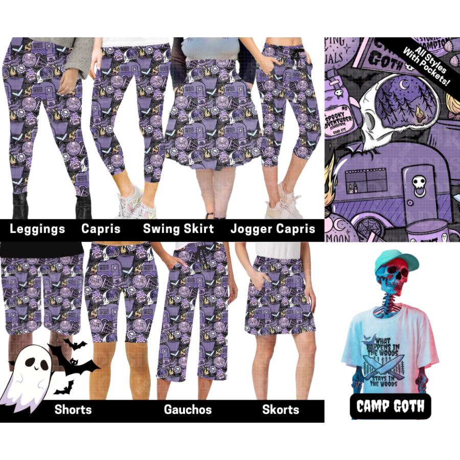 Preorder Custom Styles - Camp Goth - Closes 28 May - ETA late Sep 2025 Leggings