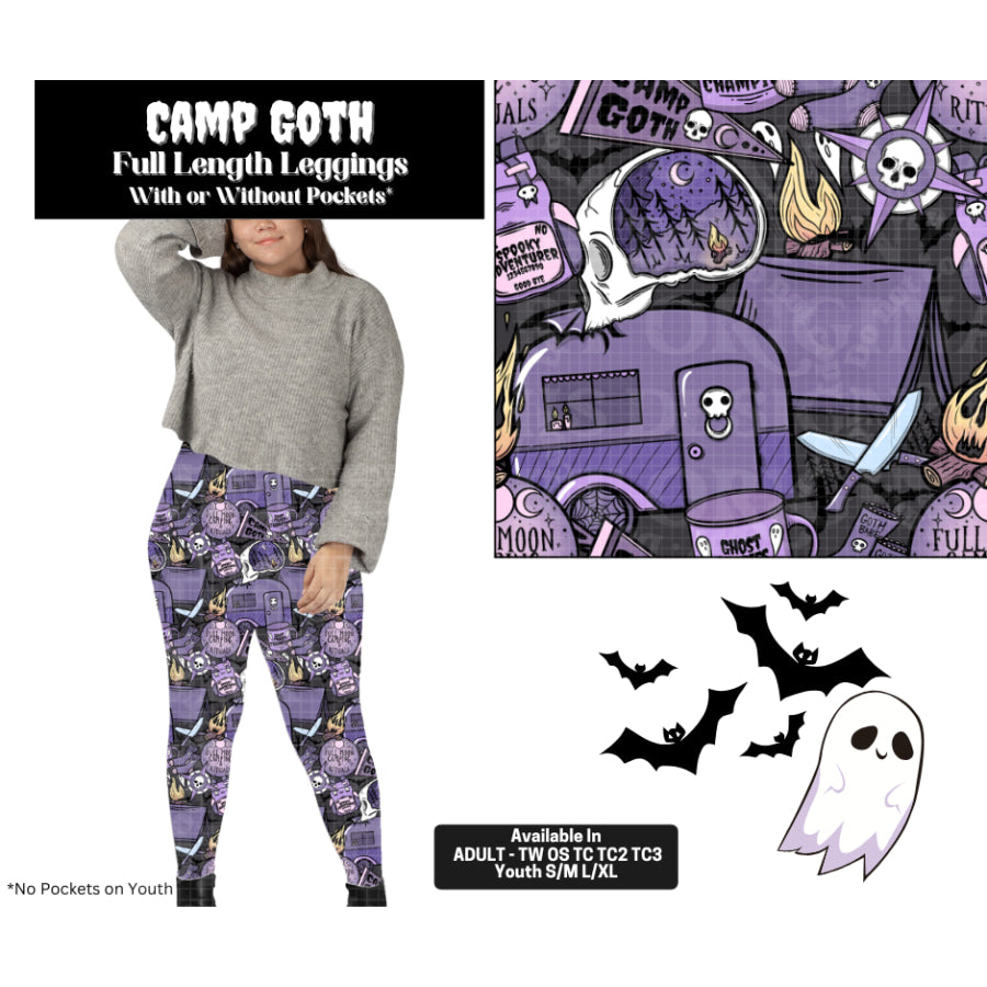 Preorder Custom Styles - Camp Goth - Closes 28 May - ETA late Sep 2025 Leggings