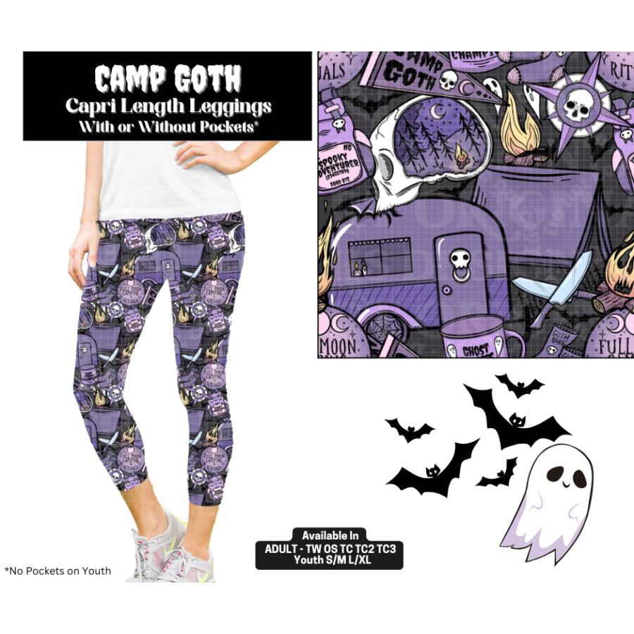 Preorder Custom Styles - Camp Goth - Closes 28 May - ETA late Sep 2025 Leggings