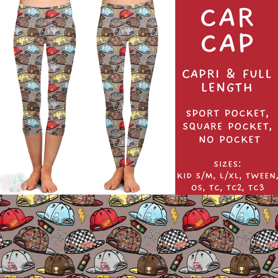 Preorder Custom Styles - Car Cap - Closes 20 Jan - ETA late Apr 2025 Leggings