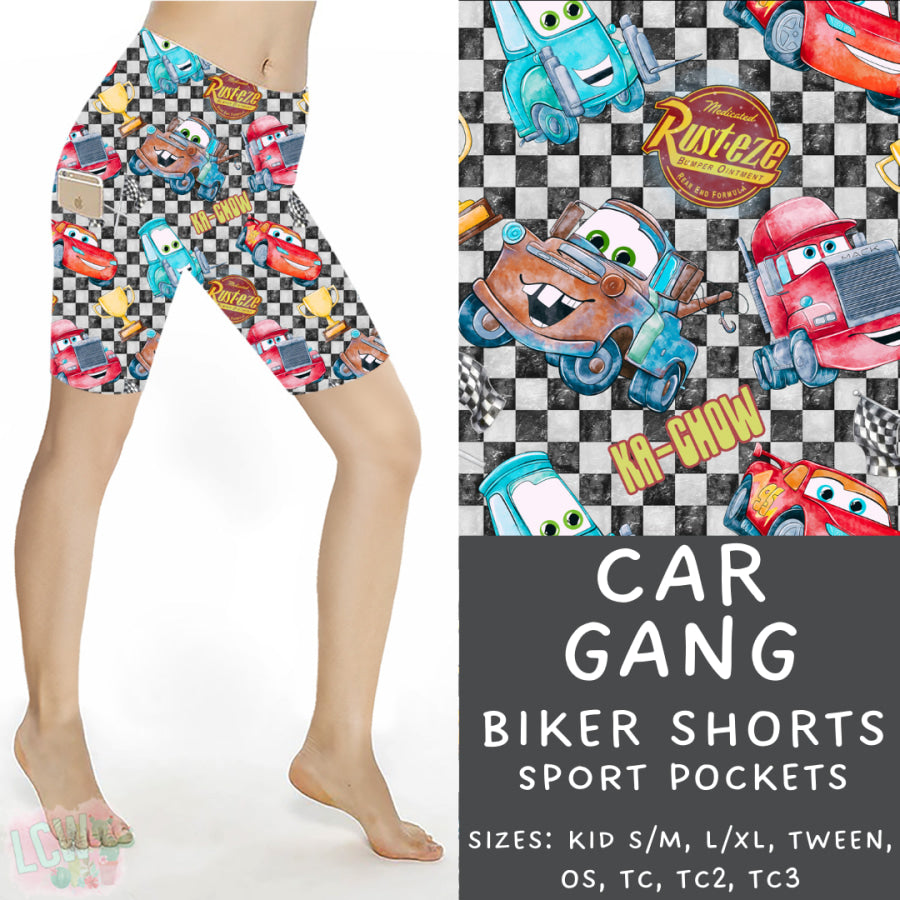 Preorder Custom Styles - Car Gang - Closes 12 Mar - ETA early Jun 2025 Leggings