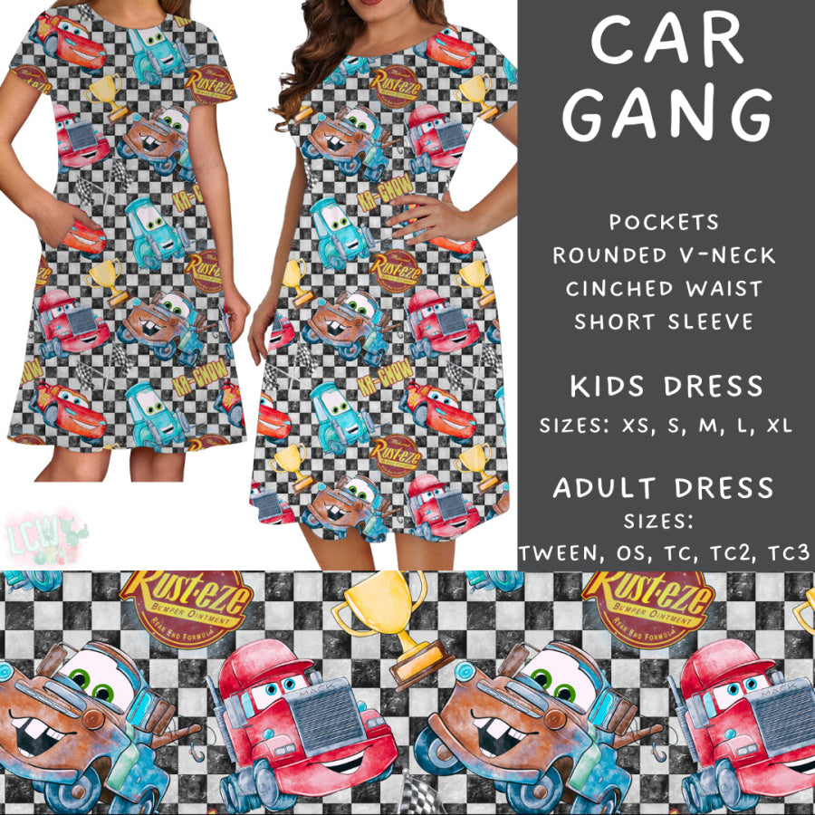 Preorder Custom Styles - Car Gang - Closes 12 Mar - ETA early Jun 2025 Leggings