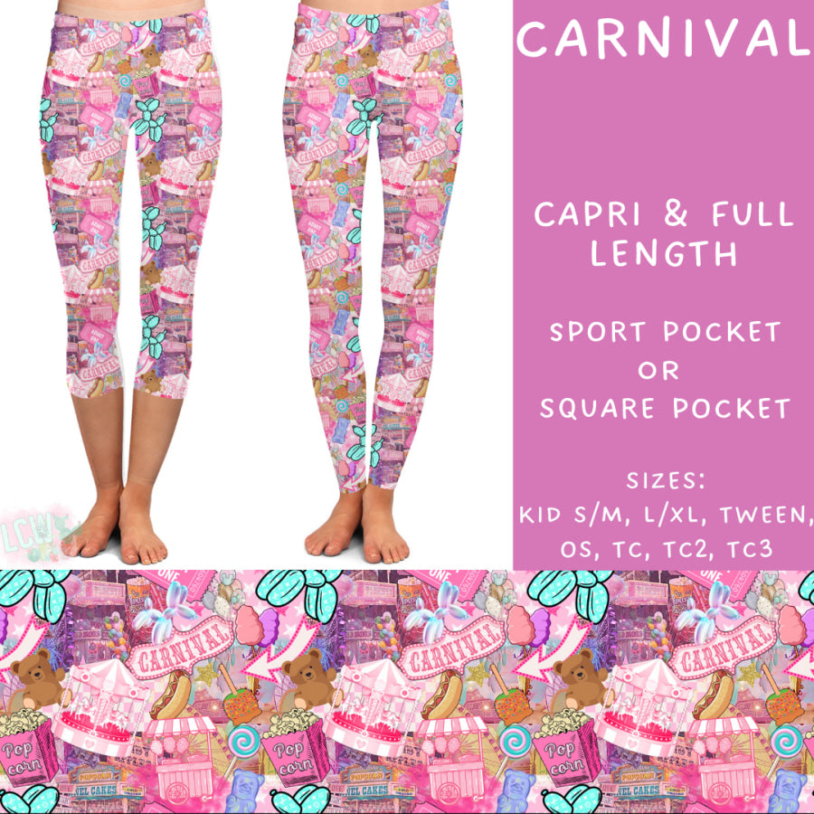 Preorder Custom Styles - Carnival - Closes 10 Mar - ETA early Jun 2025 Leggings