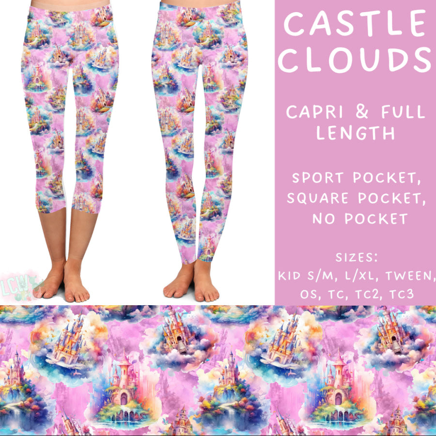 Preorder Custom Styles - Castle Clouds - Closes 18 Nov - ETA early Feb 2025 Leggings