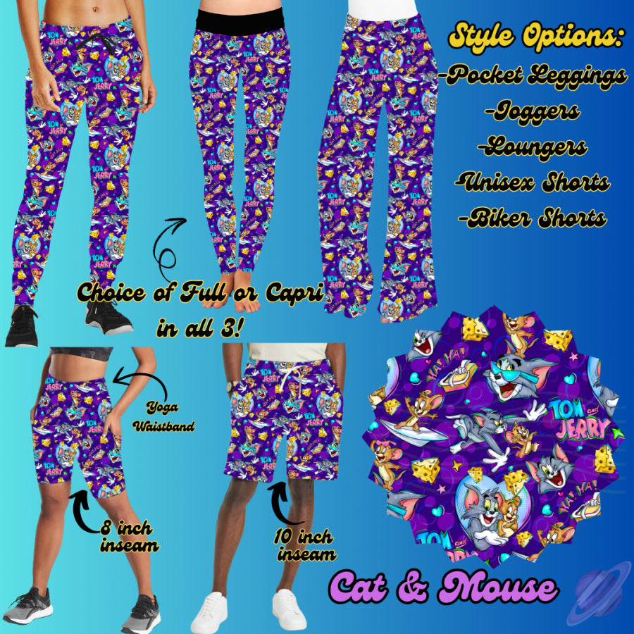 PREORDER Custom Styles - Cat and Mouse - Closes 22 Jan - ETA late Apr 2025 Leggings