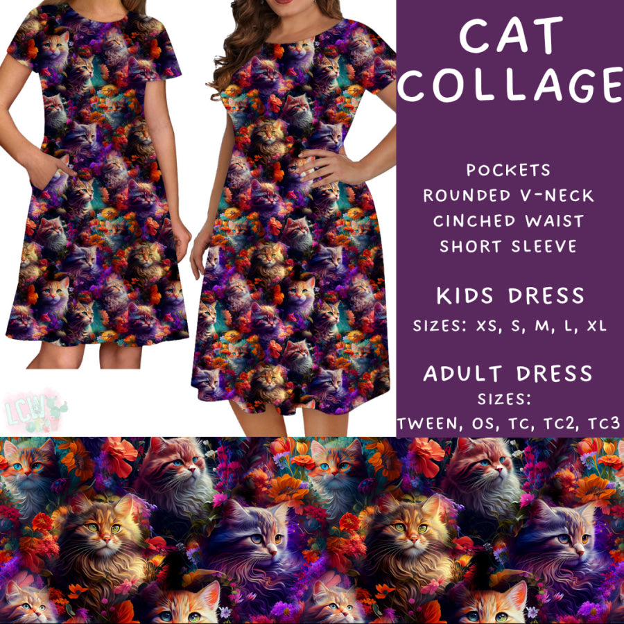 Preorder Custom Styles - Cat Collage - Closes 29 May - ETA late Aug 2025 Leggings
