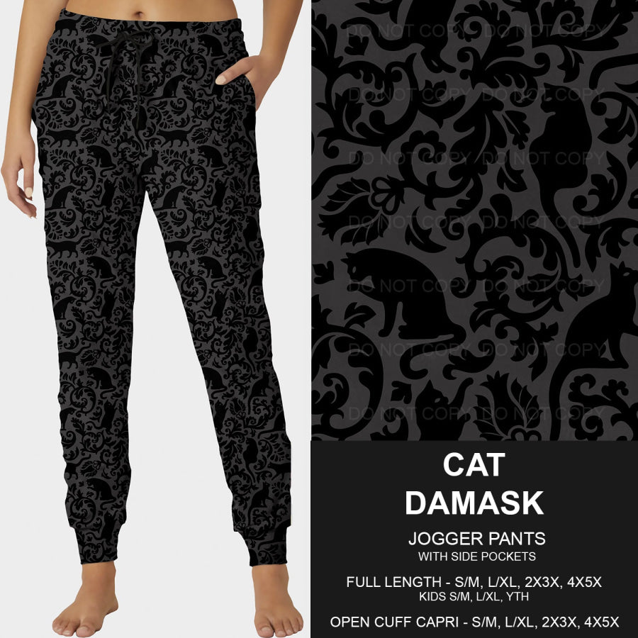 PREORDER Custom Styles - Cat Damask - Closes 14 Jan - ETA late Apr 2025 Loungewear