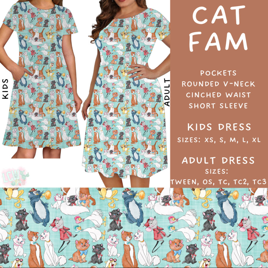 Preorder Custom Styles - Cat Fam - Closes 27 Jan - ETA late Apr 2025 Leggings