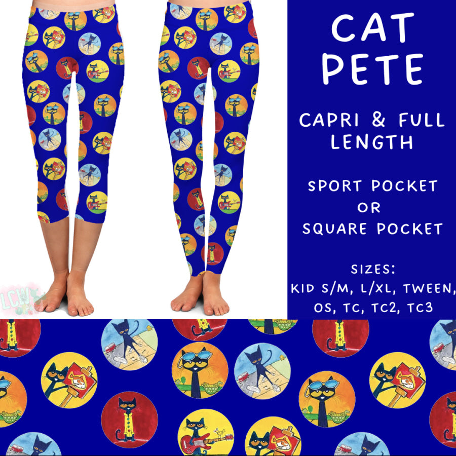 Preorder Custom Styles - Cat Pete - Closes 21 Mar - ETA mid Jun 2025 Leggings