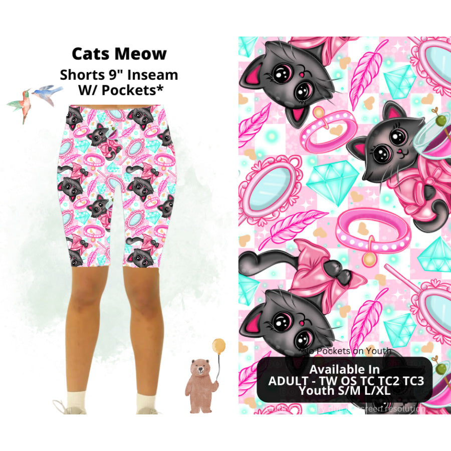 Preorder Custom Styles - Cat’s Meow - Closes 19 Feb - ETA late May 2025 Leggings