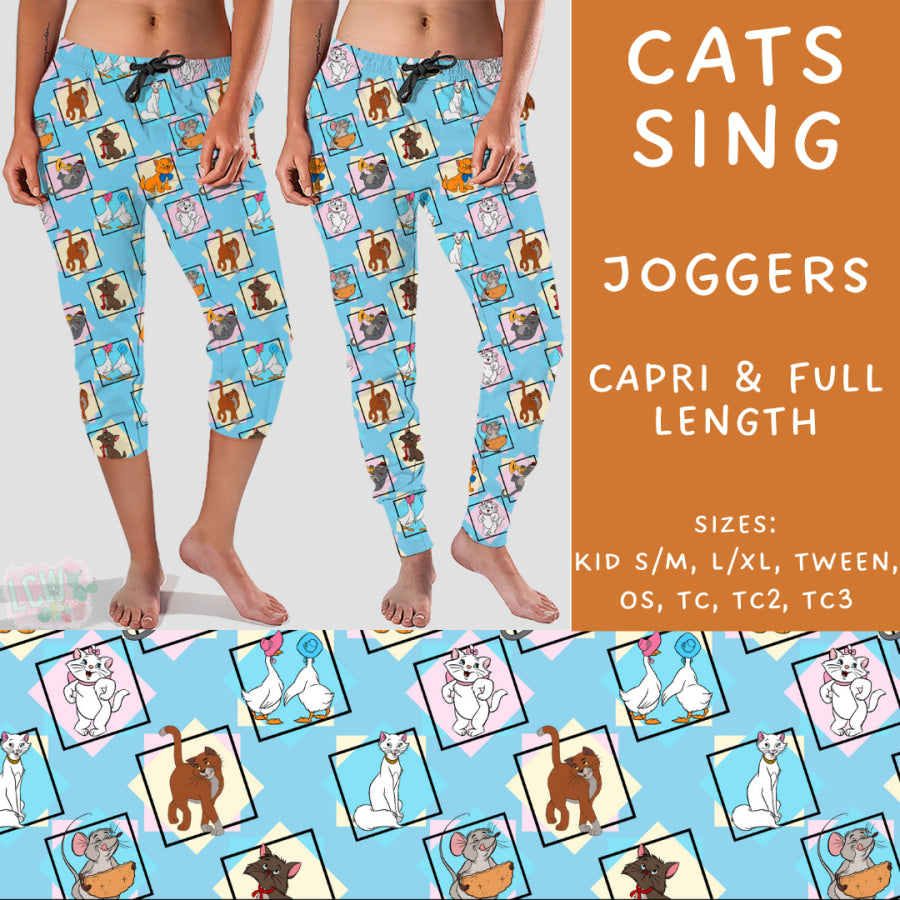 Preorder Custom Styles - Cats Sing - Closes 20 Jan - ETA late Apr 2025 Leggings