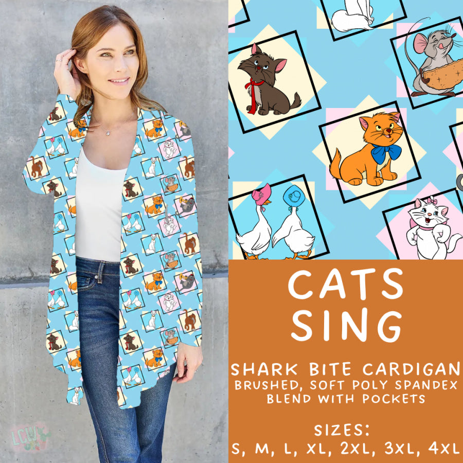 Preorder Custom Styles - Cats Sing - Closes 20 Jan - ETA late Apr 2025 Leggings