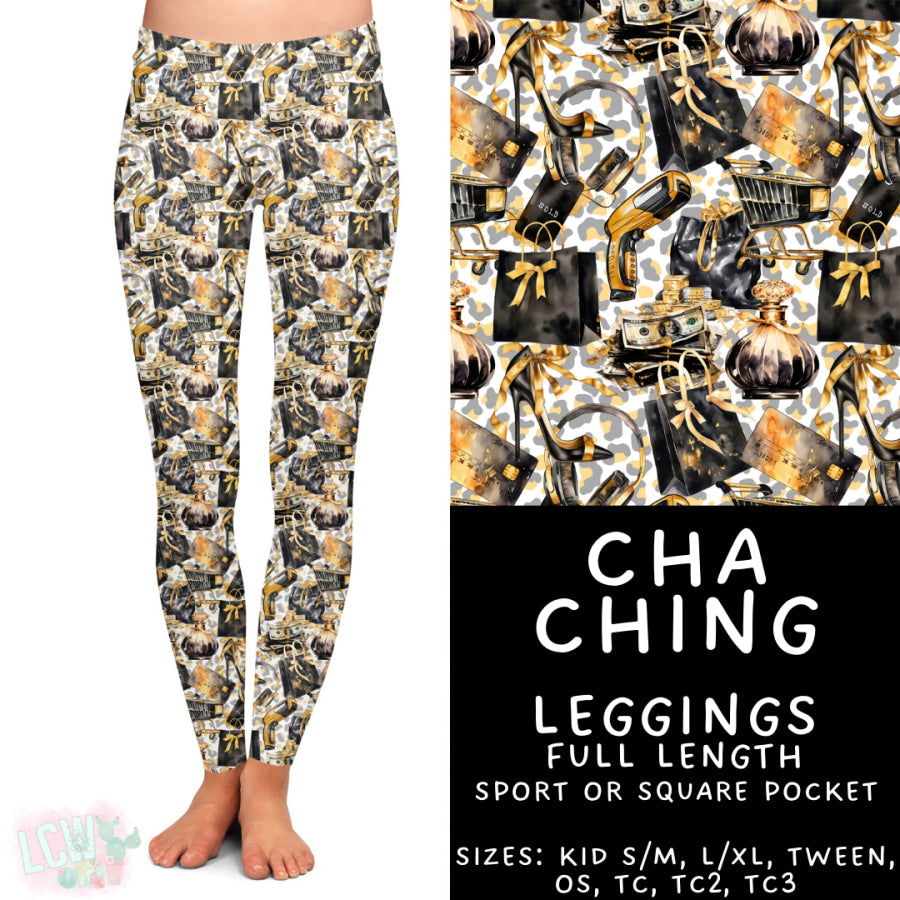 Preorder Custom Styles - Cha Ching - Closes 22 Sep - ETA mid Dec 2025 Leggings