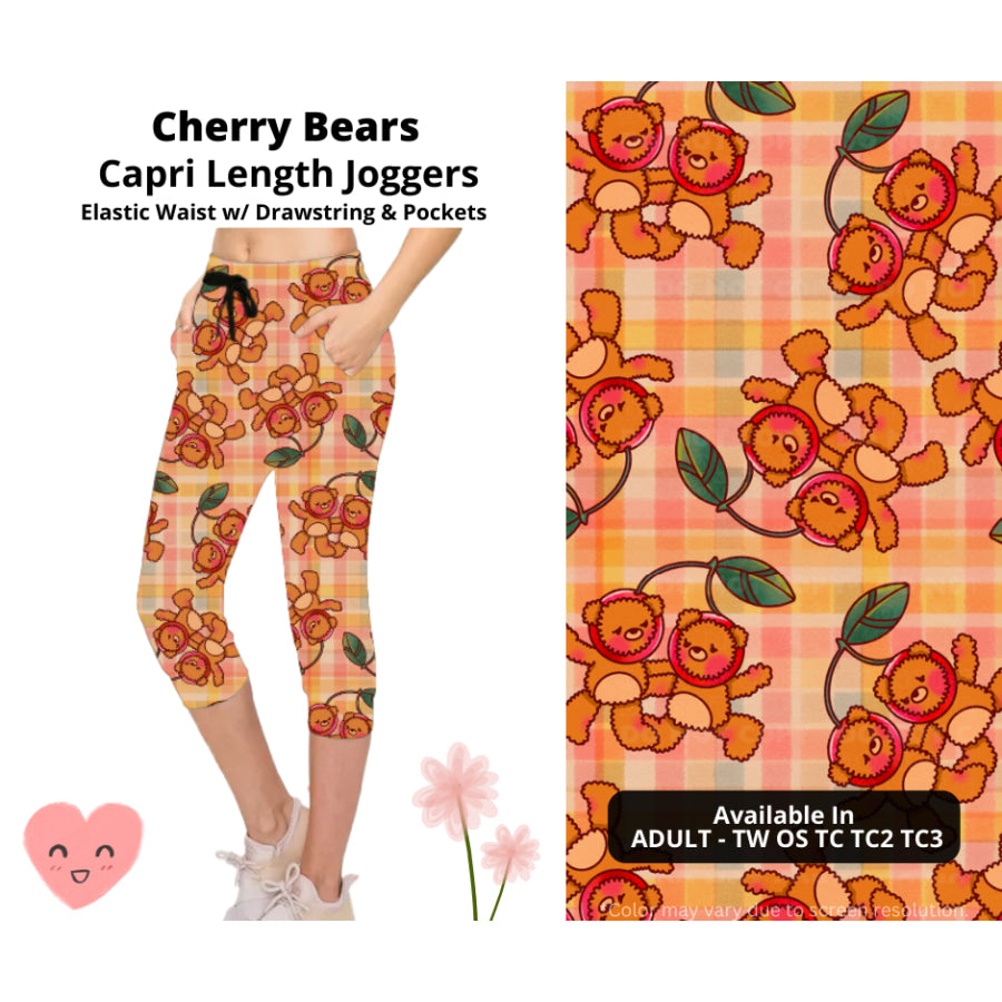 Preorder Custom Styles - Cherry Bears - Closes 3 Mar - ETA mid Jun 2025 Leggings