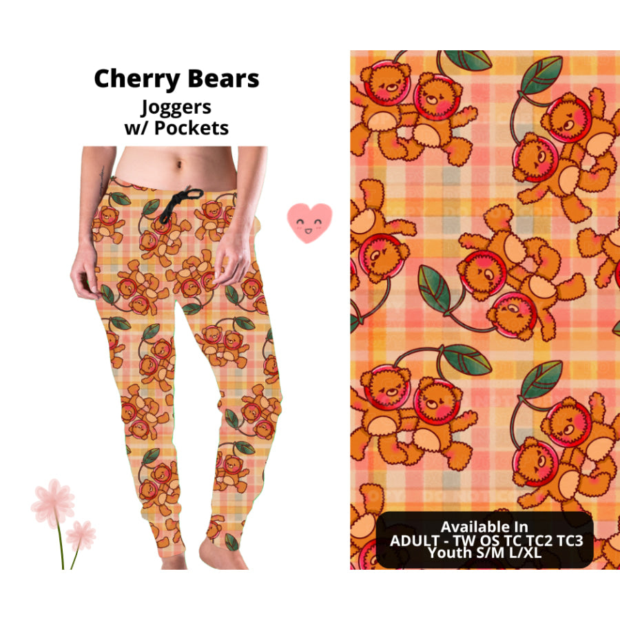 Preorder Custom Styles - Cherry Bears - Closes 3 Mar - ETA mid Jun 2025 Leggings