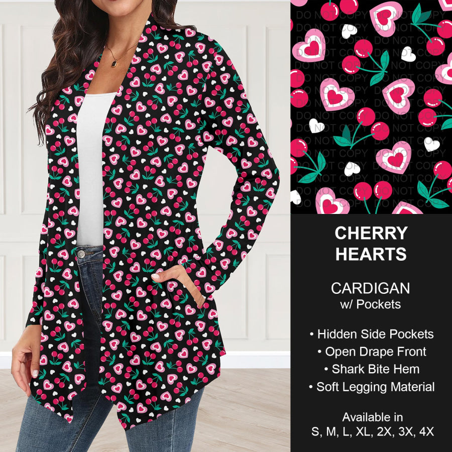 Preorder Custom Styles - Cherry Hearts - Closes 2 Dec - ETA early Mar 2026 Loungewear