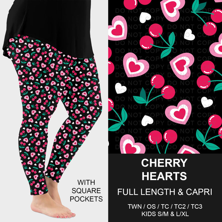 Preorder Custom Styles - Cherry Hearts - Closes 2 Dec - ETA early Mar 2026 Loungewear