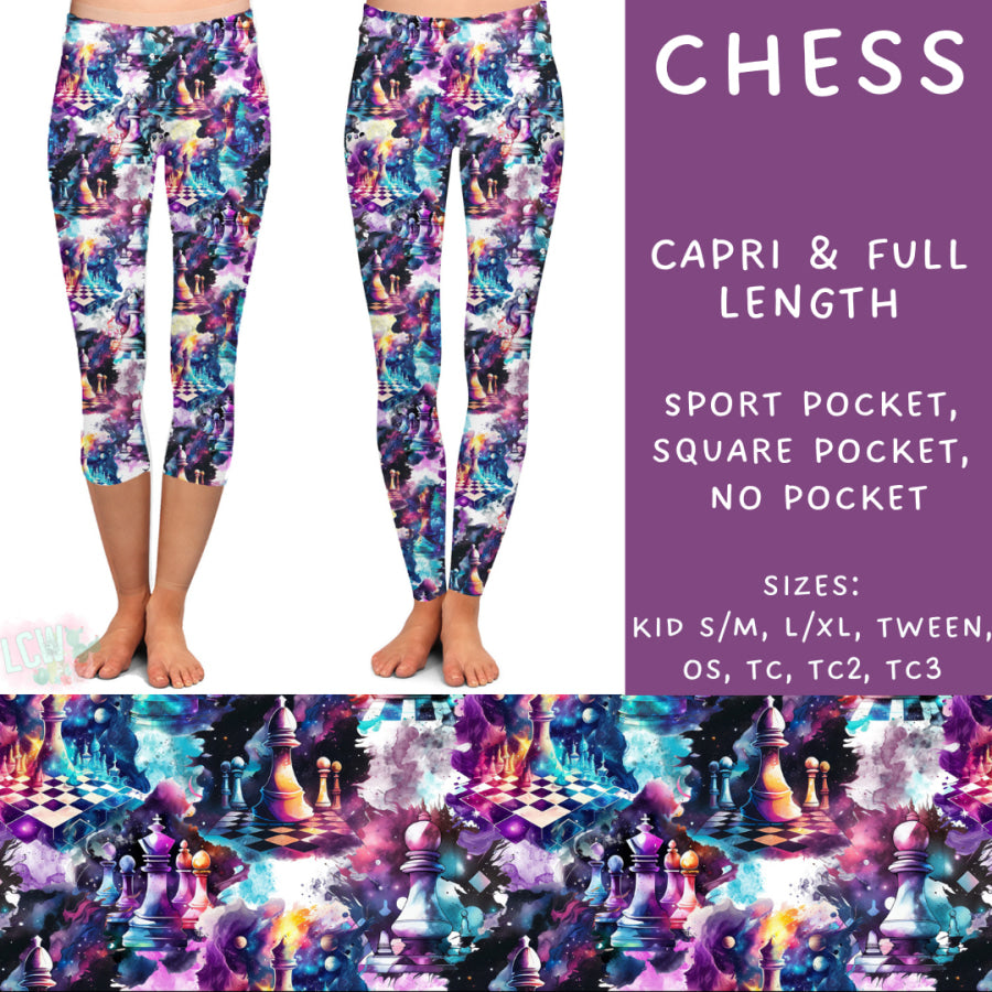 Preorder Custom Styles - Chess - Closes 13 Nov - ETA late Jan 2025 Leggings