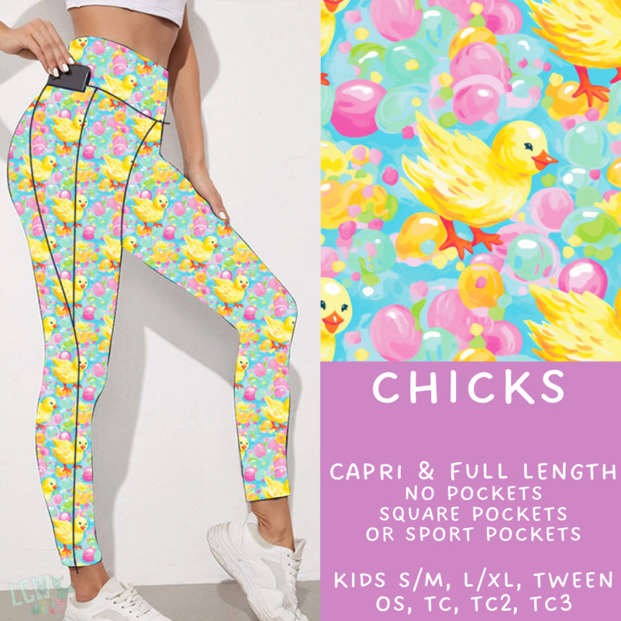 Preorder Custom Styles - Chicks - Closes 6 Feb - ETA early May 2025 Leggings