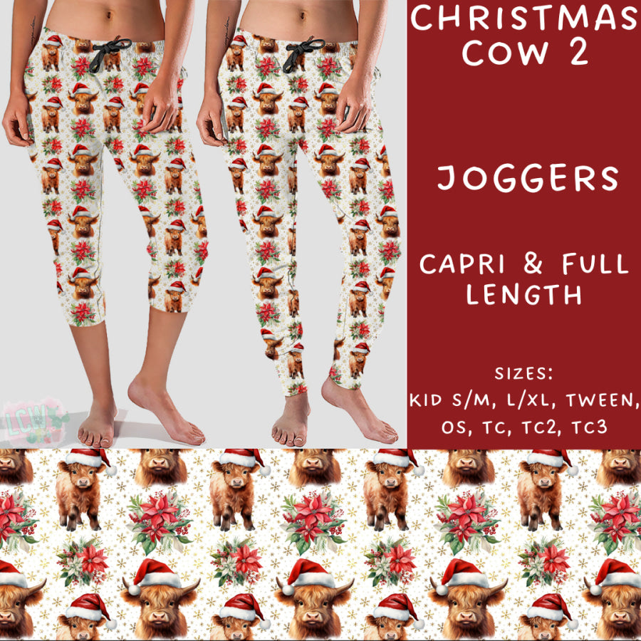 Preorder Custom Styles - Christmas Cow 2 - Closes 31 Oct - ETA early Jan 2025 Leggings