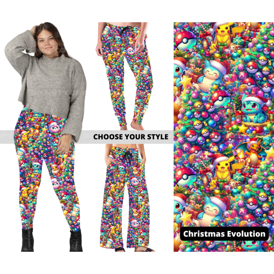 PREORDER Custom Styles - Christmas Evolution - Closes 18 Sep - ETA early Dec 2024 Leggings