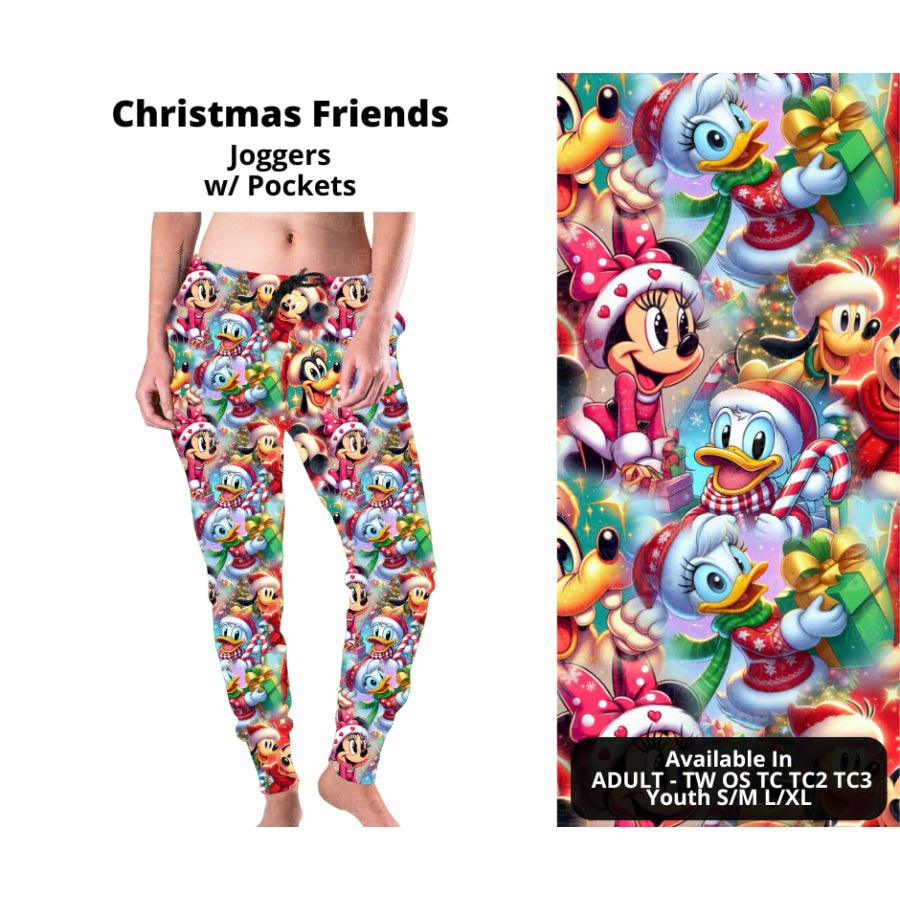 PREORDER Custom Styles - Christmas Friends - Closes 18 Sep - ETA early Dec 2024 Leggings