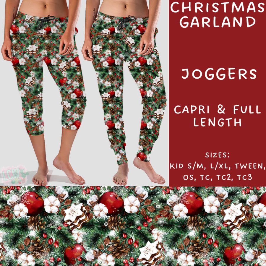 Preorder Custom Styles - Christmas Garland - Closes 31 Oct - ETA early Jan 2025 Leggings