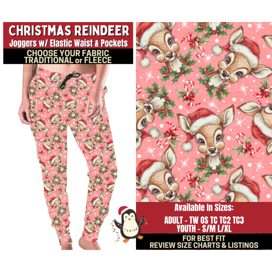 Preorder Custom Styles Christmas Reindeer Closes 4 Sep ETA early Jan 2026 Leggings