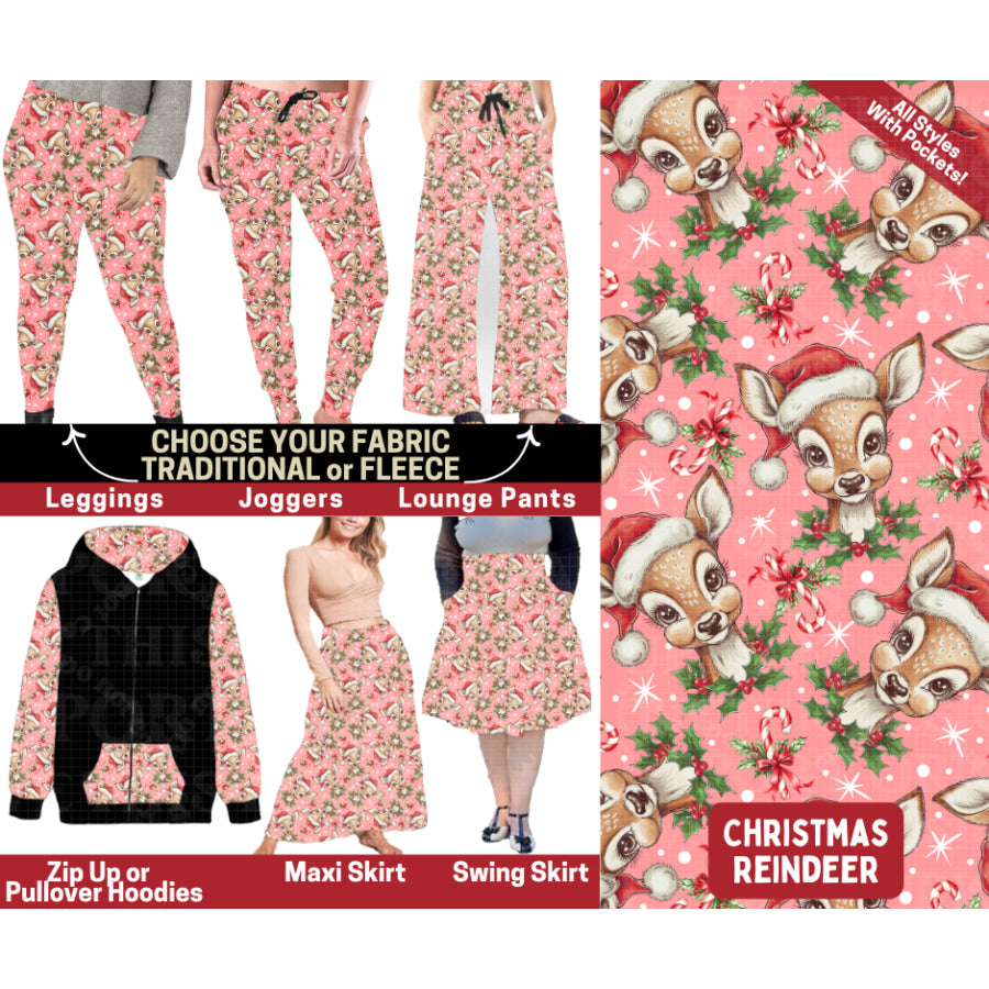 Preorder Custom Styles Christmas Reindeer Closes 4 Sep ETA early Jan 2026 Leggings