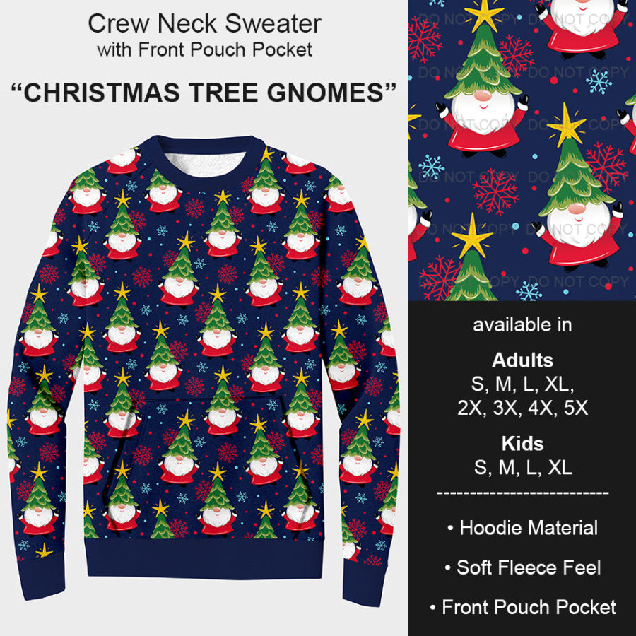 PREORDER Custom Styles - Christmas Tree Gnomes - Closes 22 Jul - ETA late Oct 2025 Loungewear