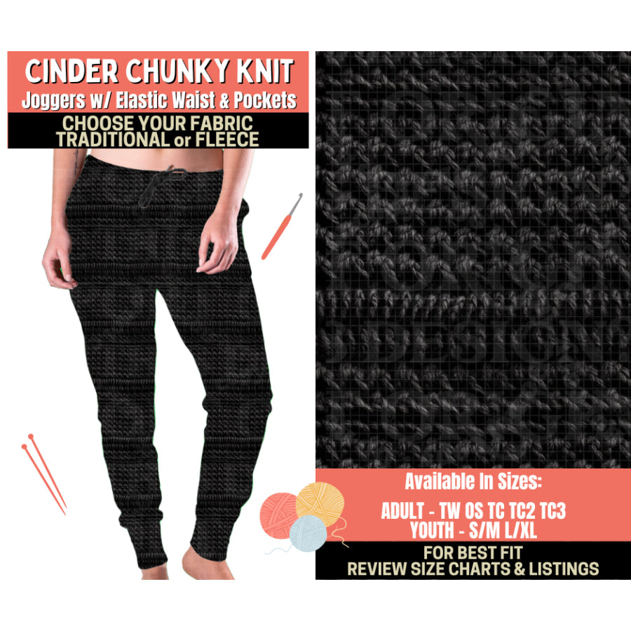 Preorder Custom Styles - Cinder Chunky Knit - Closes 1 Oct - ETA Early Feb 2026 Leggings