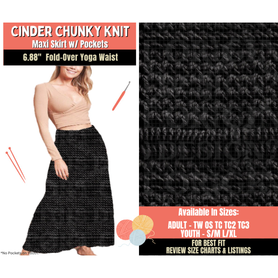 Preorder Custom Styles - Cinder Chunky Knit - Closes 1 Oct - ETA Early Feb 2026 Leggings