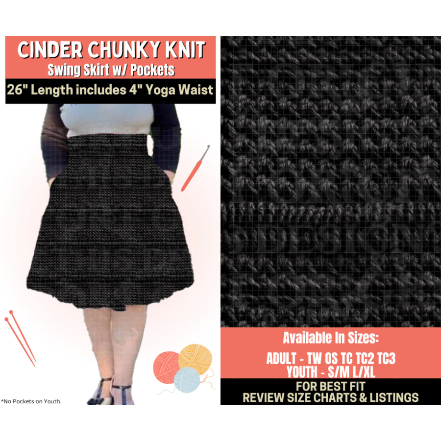 Preorder Custom Styles - Cinder Chunky Knit - Closes 1 Oct - ETA Early Feb 2026 Leggings