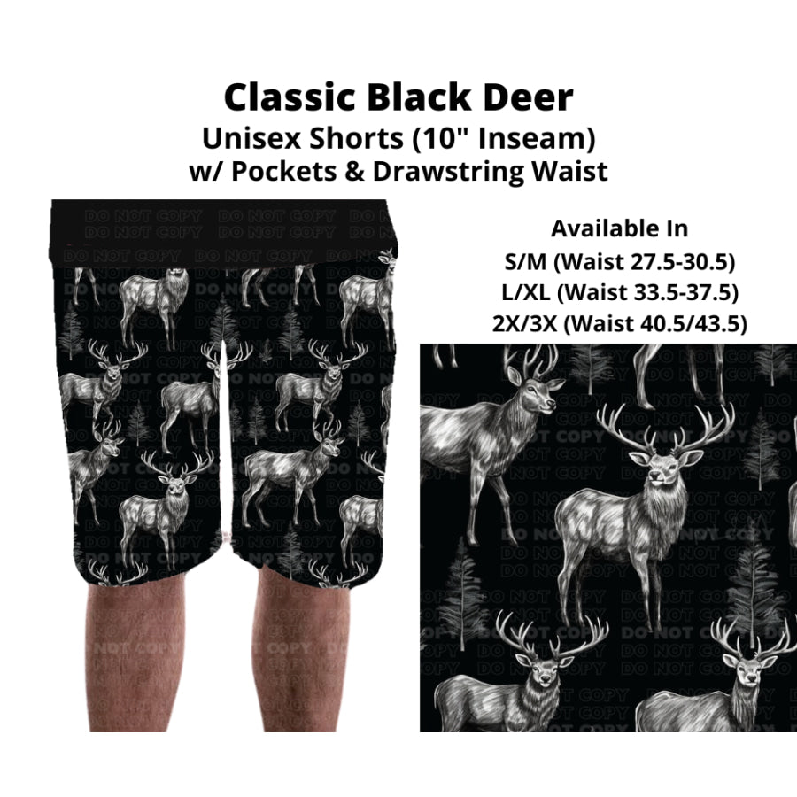 PREORDER Custom Styles - Classic Black Deer - Closes 27 Nov - ETA late Feb 2025 Leggings