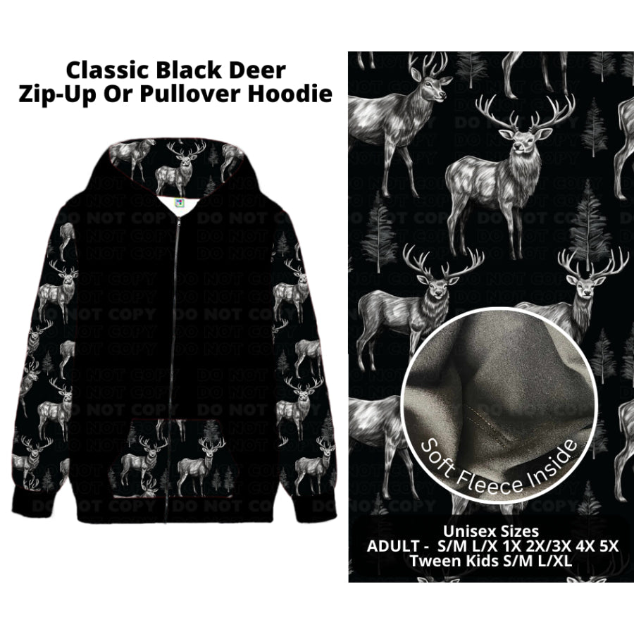 PREORDER Custom Styles - Classic Black Deer - Closes 27 Nov - ETA late Feb 2025 Leggings