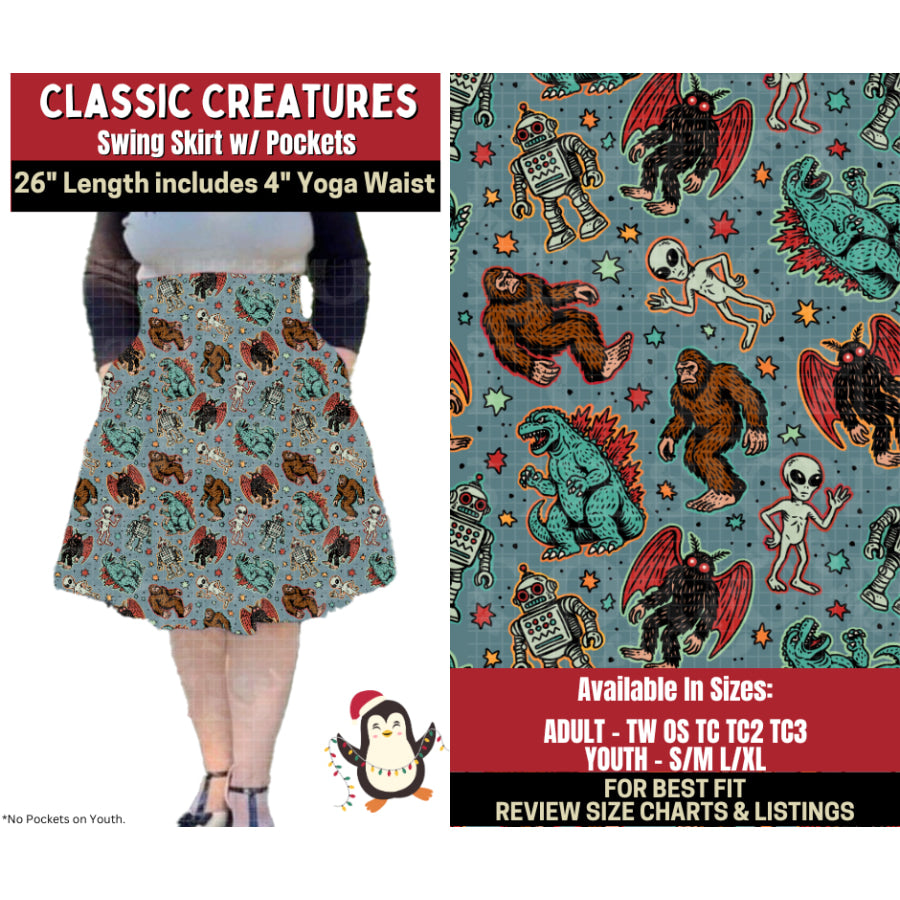 Preorder Custom Styles Classic Creatures Closes 4 Sep ETA early Jan 2026 Leggings