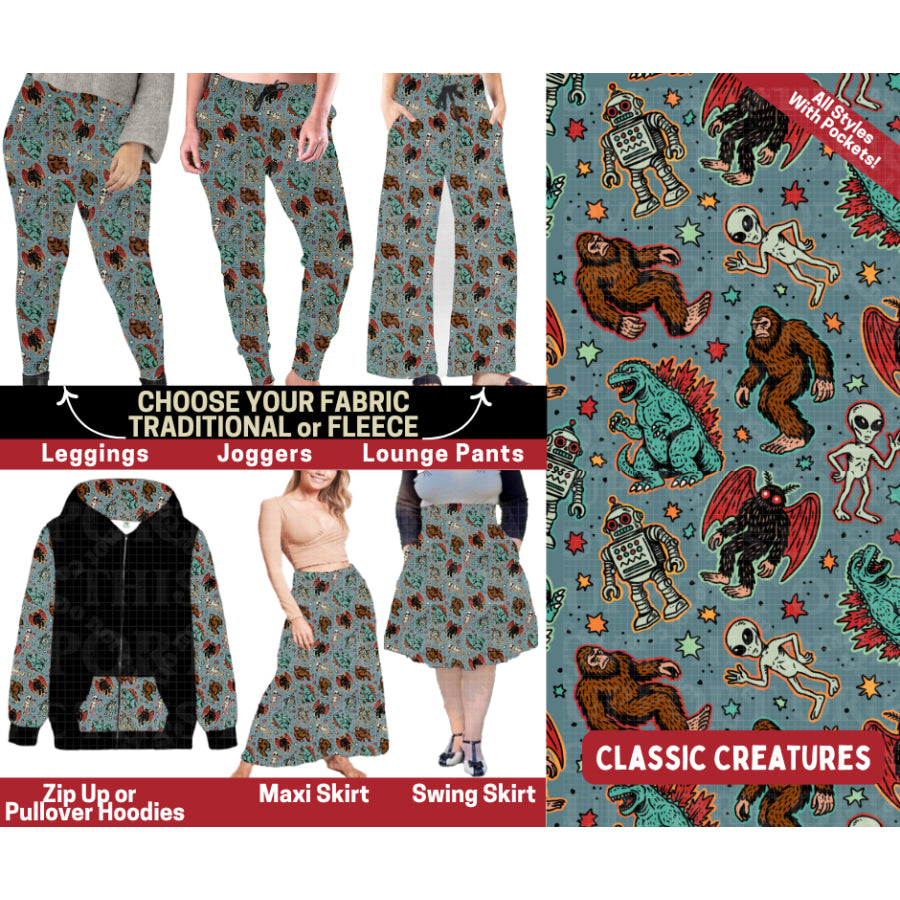 Preorder Custom Styles Classic Creatures Closes 4 Sep ETA early Jan 2026 Leggings