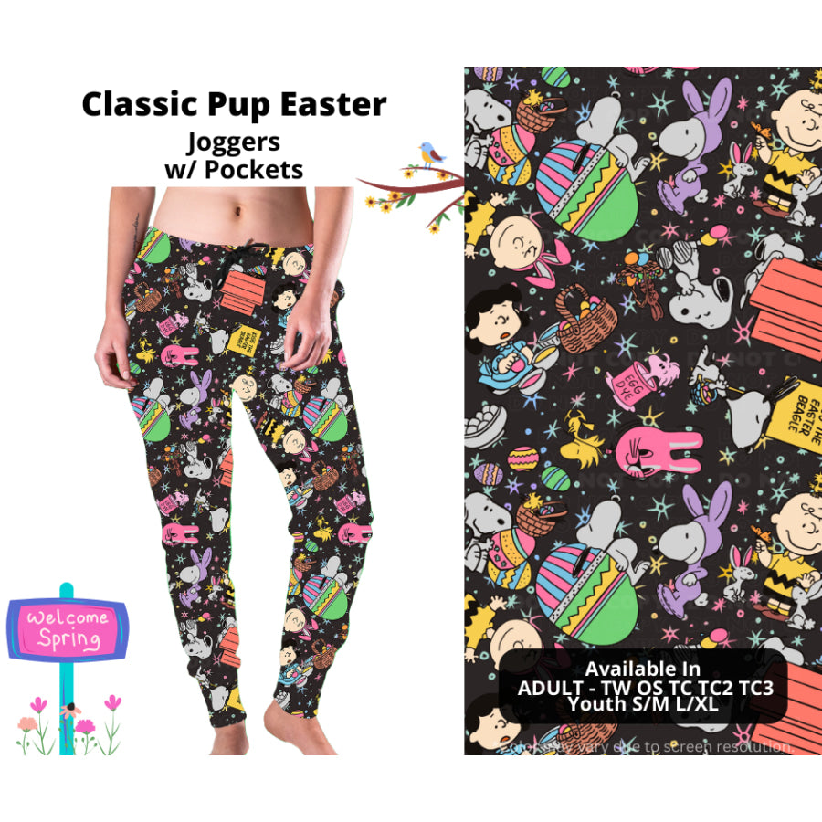 PREORDER Custom Styles - Classic Pup Easter - Closes 22 Jan - ETA late Apr 2025 Leggings