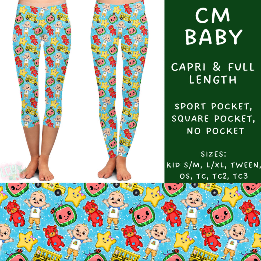 Preorder Custom Styles - CM Baby - Closes 11 Oct - ETA late Dec 2024 Leggings