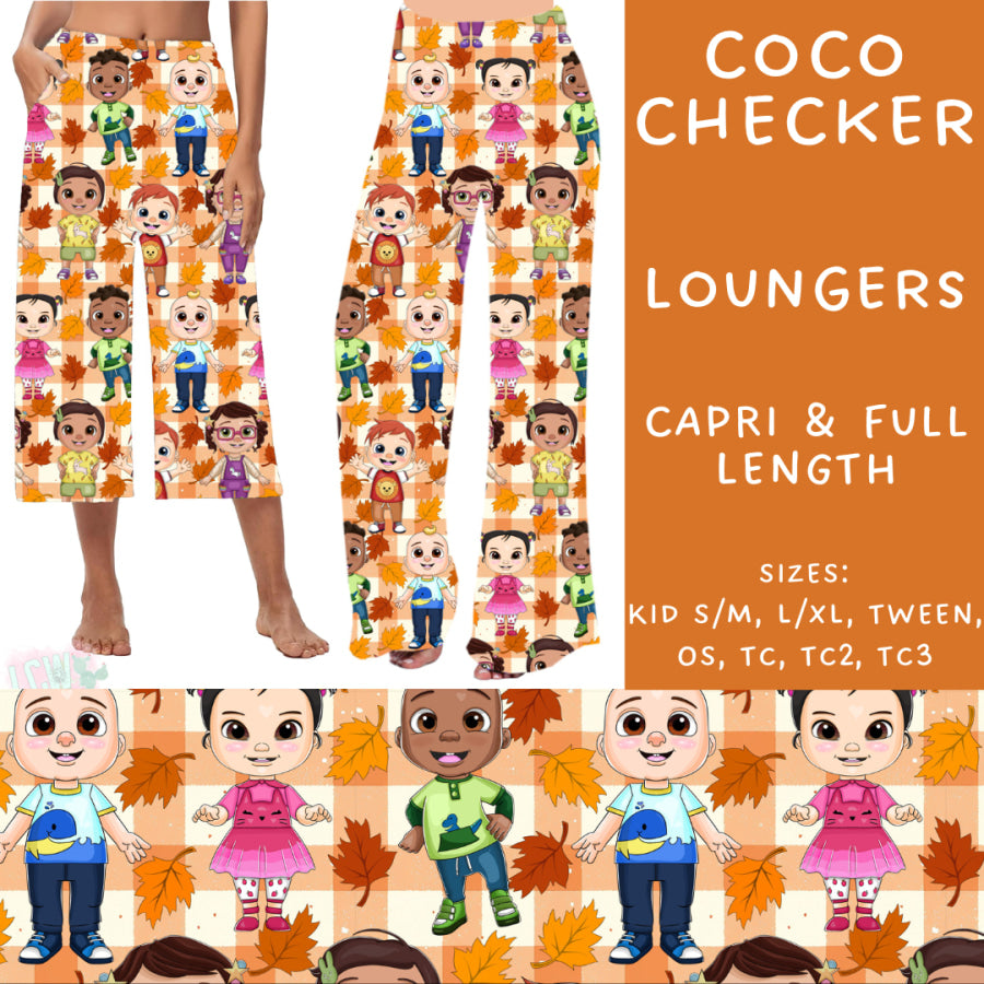 Preorder Custom Styles - Coco Checker - Closes 9 Oct - ETA late Dec 2024 Leggings