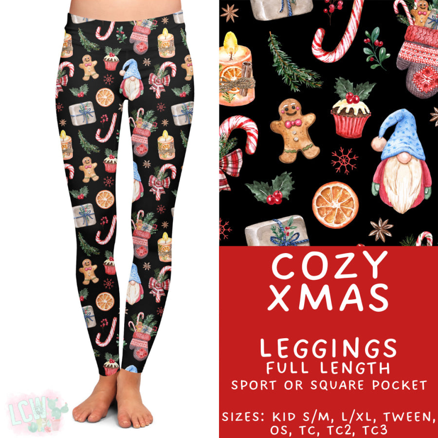 Preorder Custom Styles - Cocoa Xmas - Closes 3 Oct - ETA late Dec 2025 Leggings