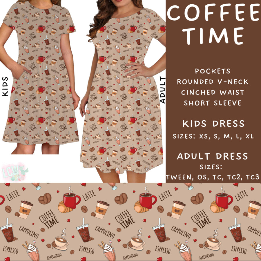 Preorder Custom Styles - Coffee Time - Closes 27 Jan - ETA late Apr 2025 Leggings