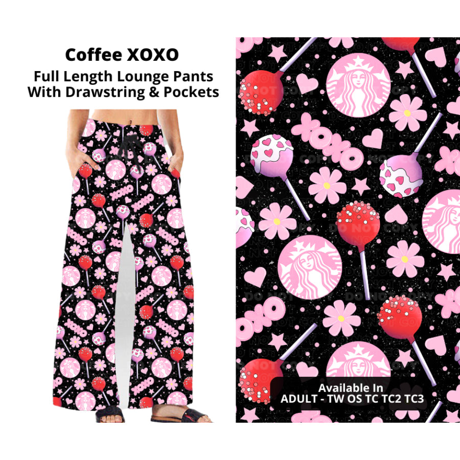 PREORDER Custom Styles - Coffee XOXO - Closes 21 Nov - ETA late Feb 2025 Leggings