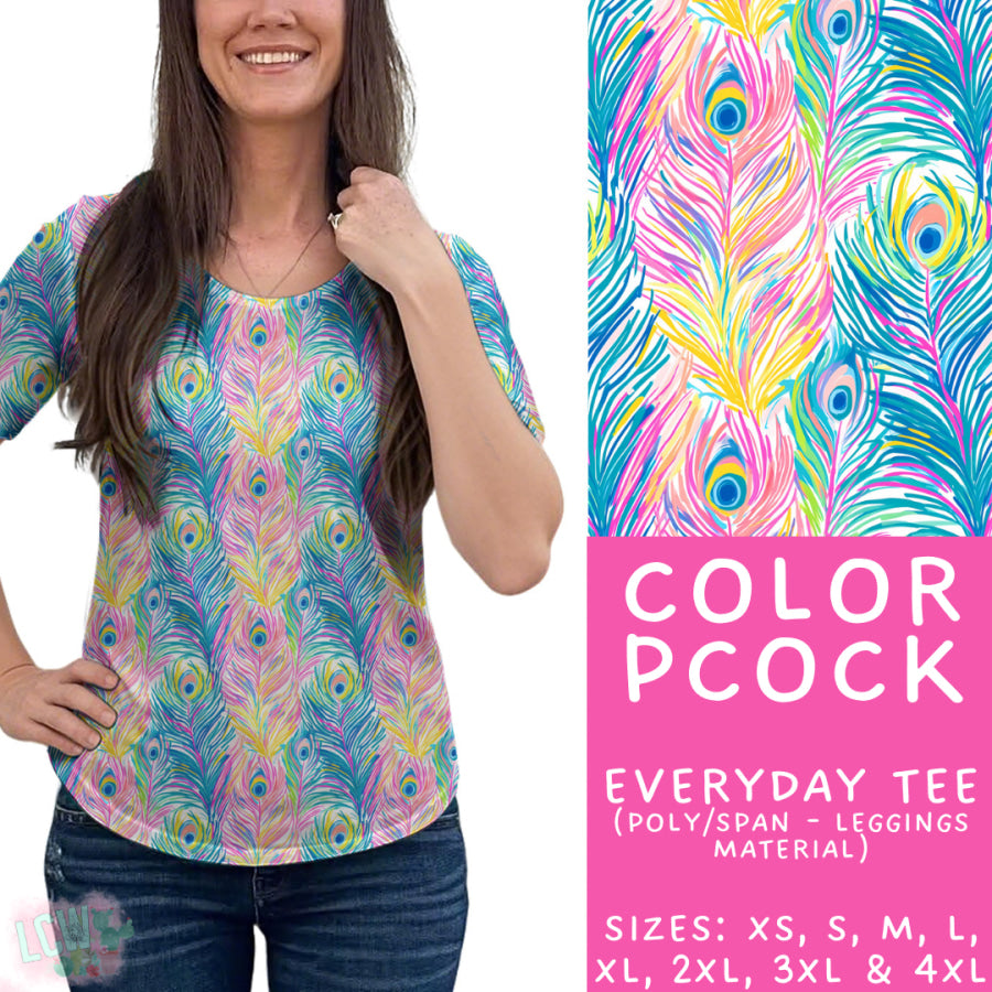 Preorder Custom Styles - Color Peacock - Closes 29 Sep - ETA late Dec 2025 Leggings