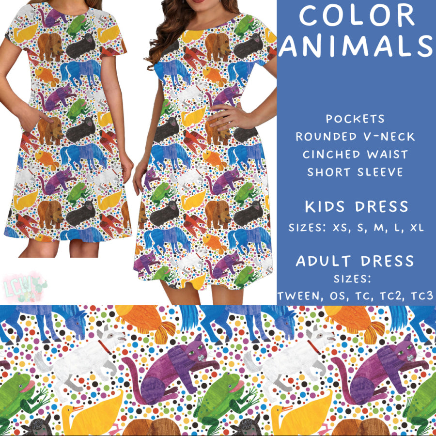 Preorder Custom Styles - Colour Animals - Closes 21 Mar - ETA mid Jun 2025 Leggings