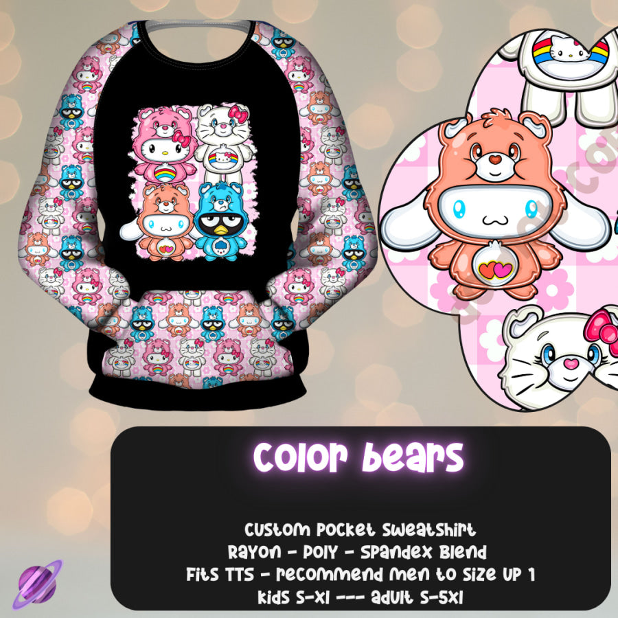 Preorder Custom Styles - Colour Bears - Closes 17 Nov - ETA mid Feb 2025 Streetwear