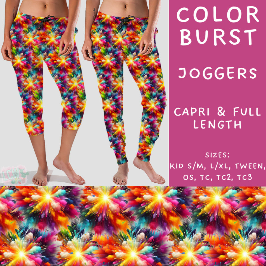 Preorder Custom Styles - Colour Burst - Closes 6 Dec - ETA late Feb 2025 Leggings